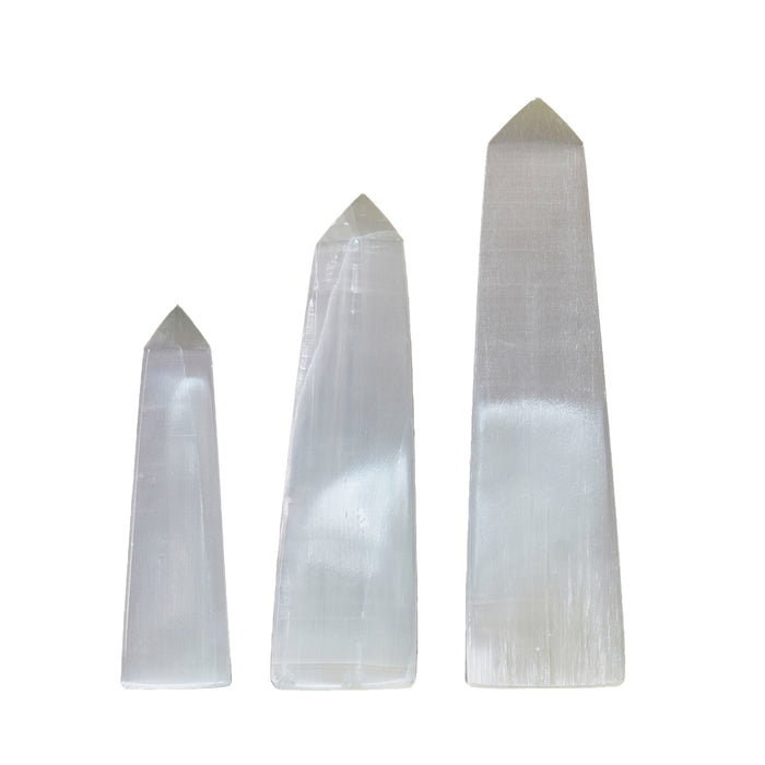 Selenite Obelisk