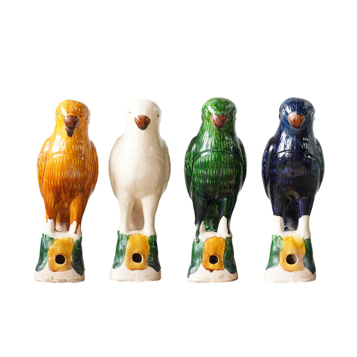 Jingdezhen Hand-Painted Porcelain Bird, S/4