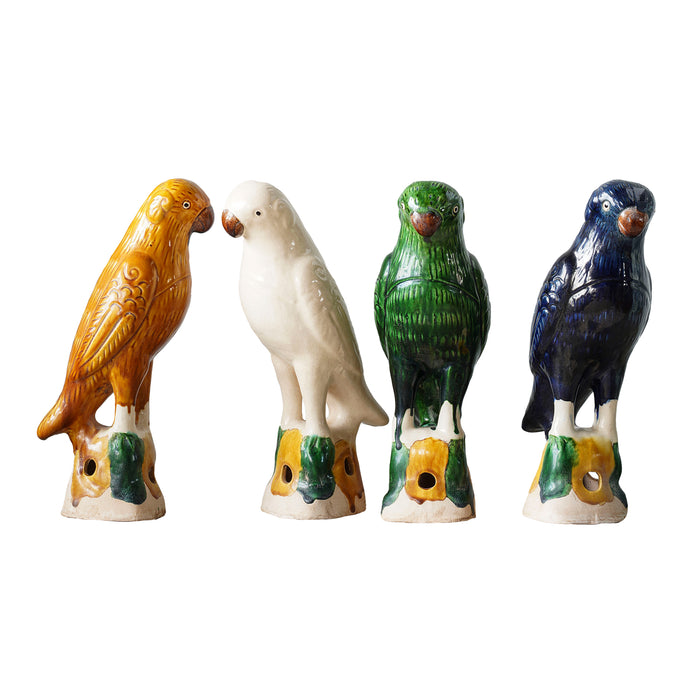 Jingdezhen Hand-Painted Porcelain Bird, S/4