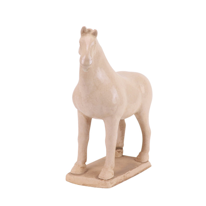 Jingdezhen Porcelain Tang Horse, Pair