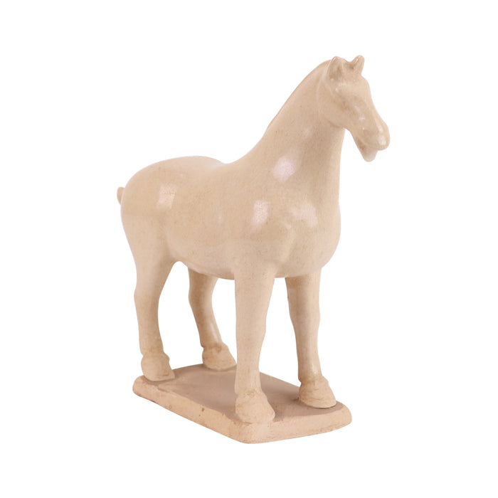 Jingdezhen Porcelain Tang Horse, Pair