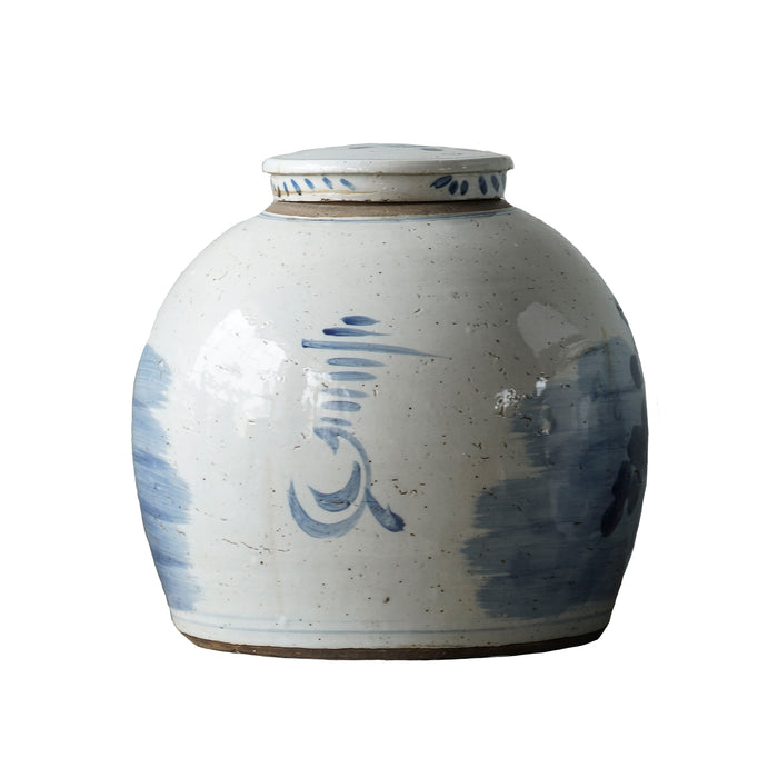 Jingdezhen Hand-Painted Jar With Lotus Flower