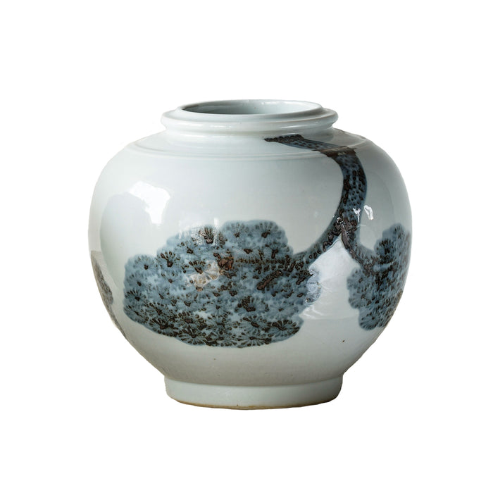 Jingdezhen Hand-Painted Storage Jar With Branch