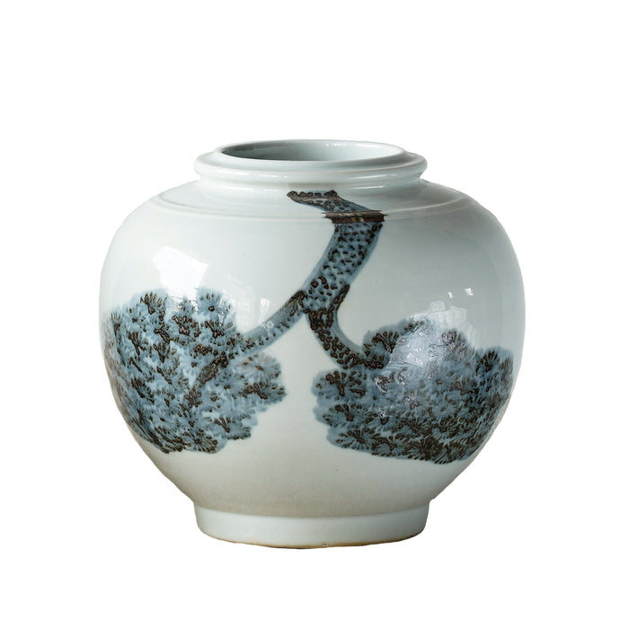 Jingdezhen Hand-Painted Storage Jar With Branch