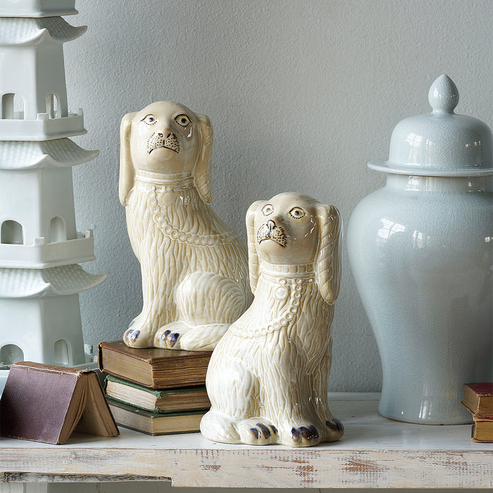Ceramic Dog, Pair