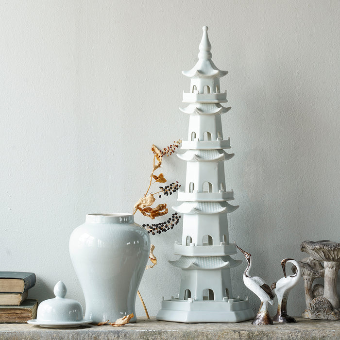 Jingdezhen Ceramic 5 Story Pagoda