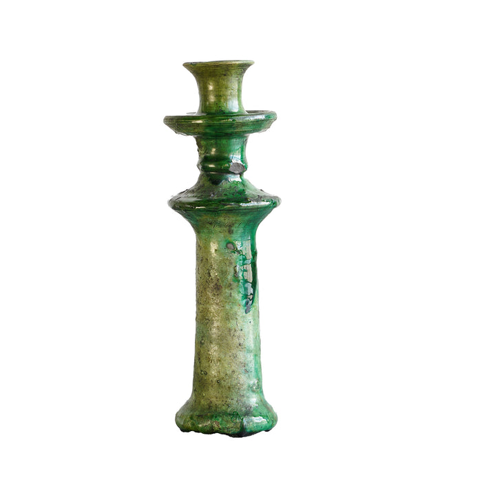 Tamegroute Taper Candle Holder Green