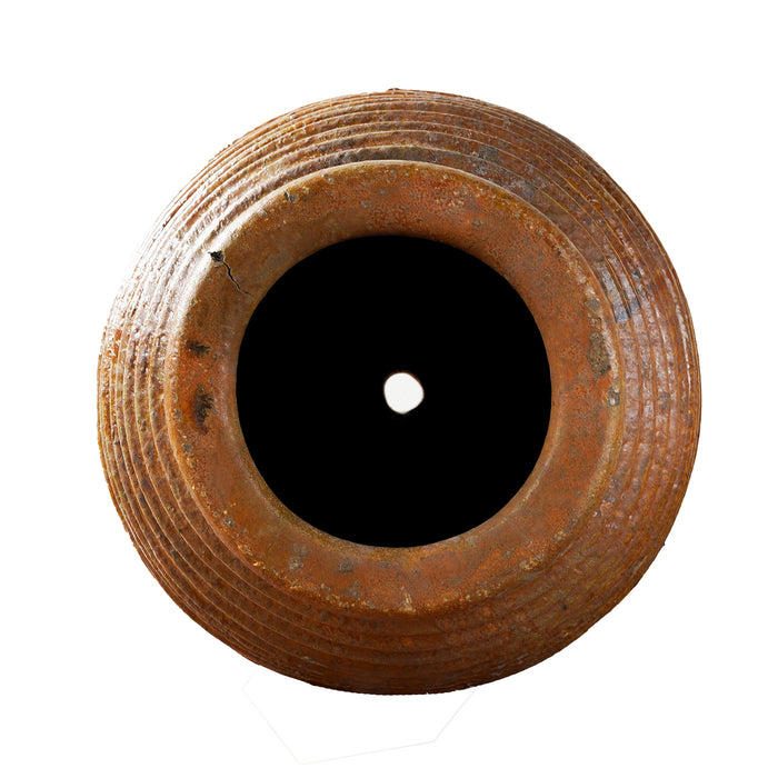 Ribbed Oil Jar Mustard