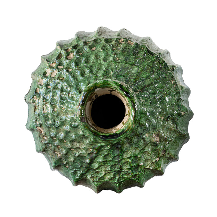 Tamegroute Pasteque Vase 1 Stem, Green