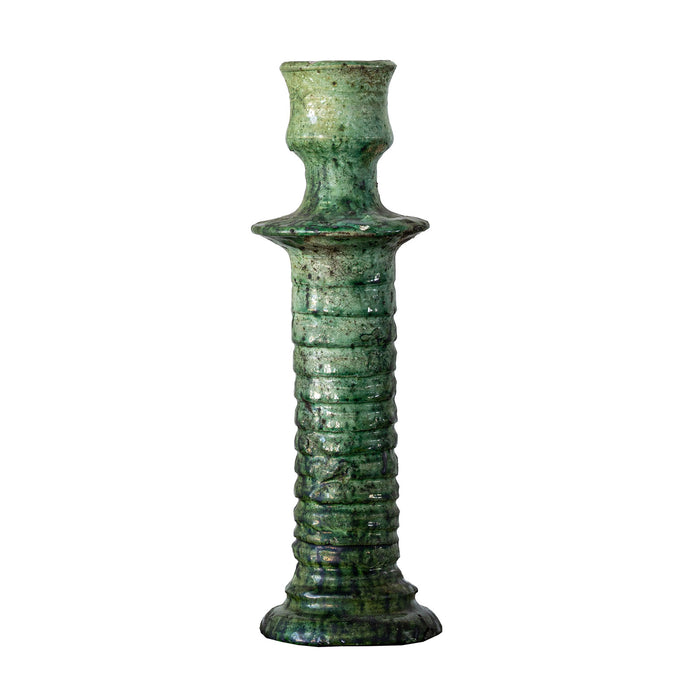 Tamegroute Brut Candle Stand, Green