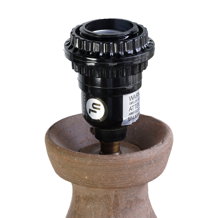 Clay Rice Wine Bottle Lamp