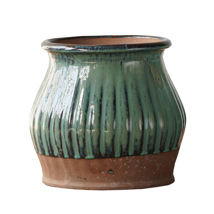 Vintage Celadon Pantry Jar