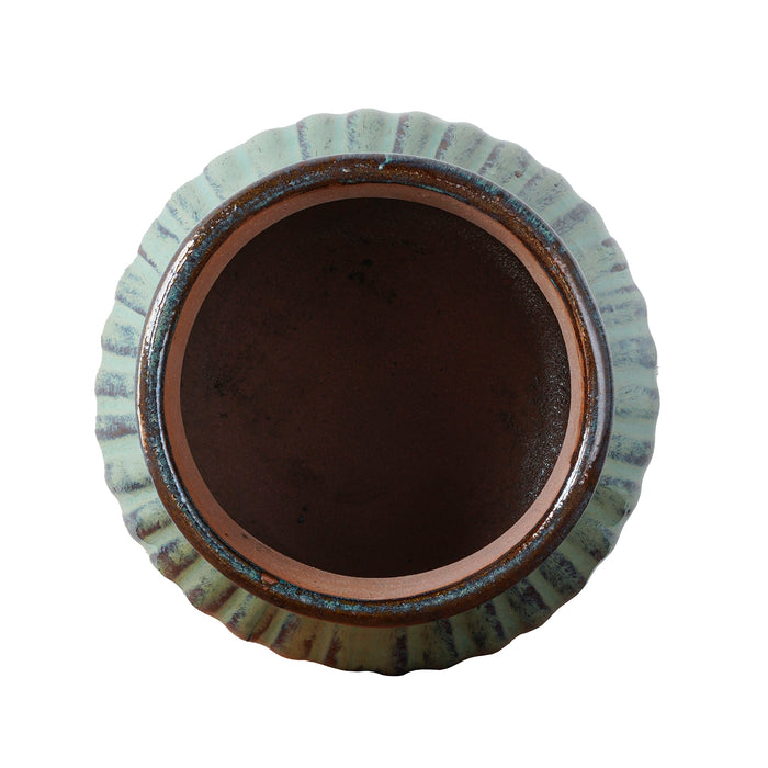 Vintage Celadon Pantry Jar