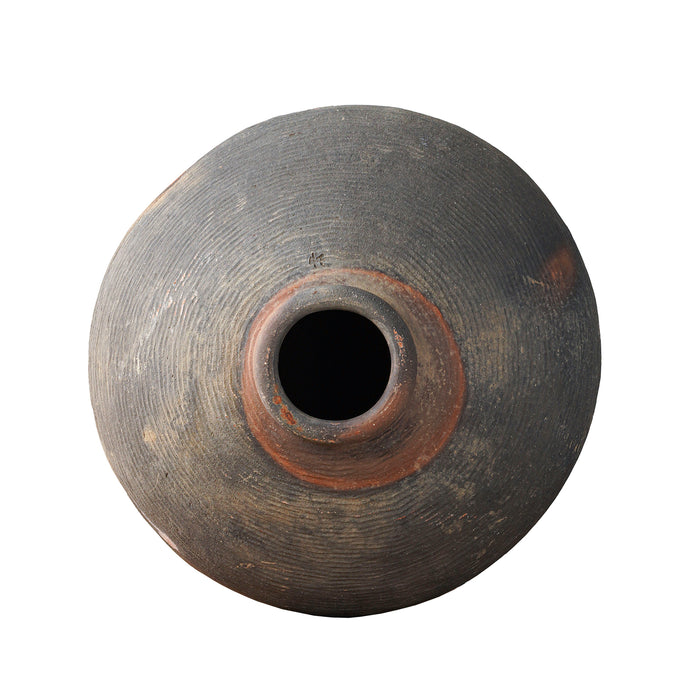 Vintage Round Rice Wine Jar