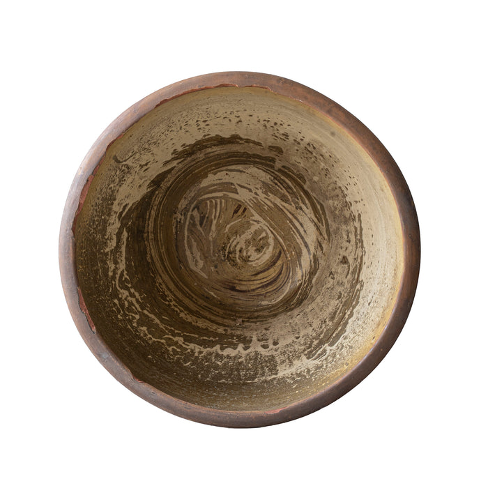 Mustard Glazed Cistern Jar