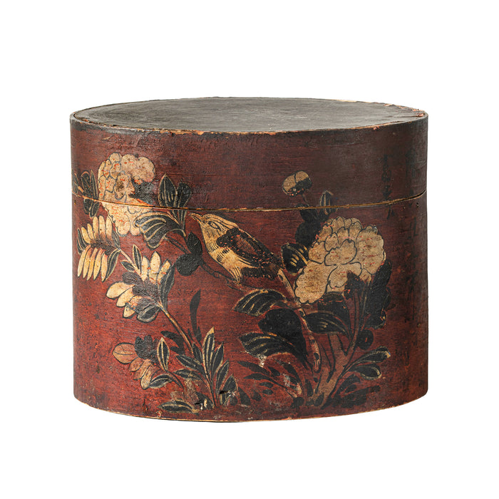 Vintage Chinese Hat Box
