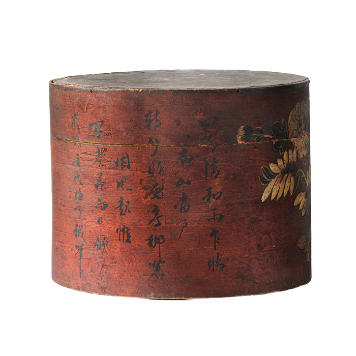 Vintage Chinese Hat Box