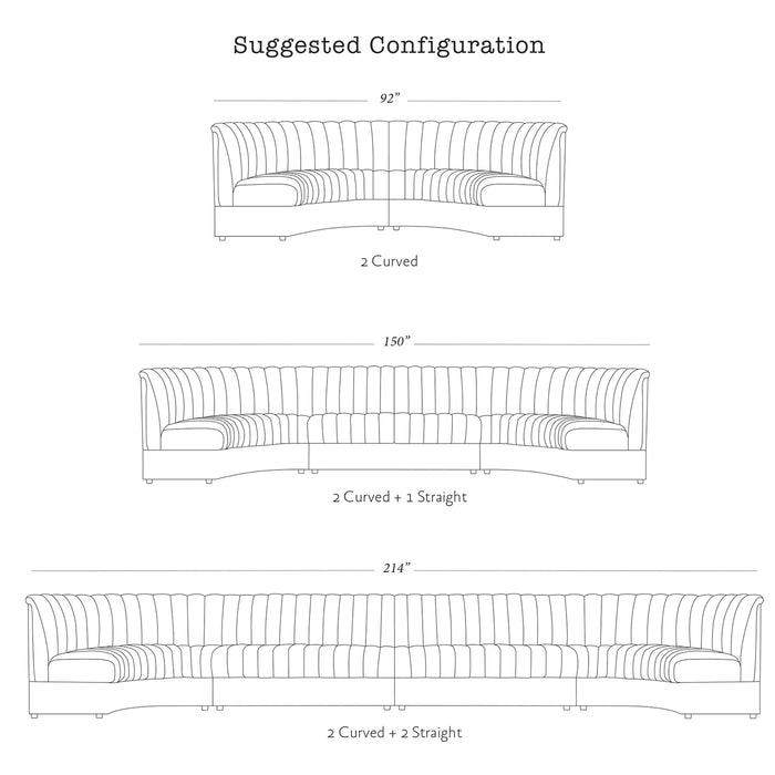 Estelle Modular Sofa, Oatmeal, Outside Corner