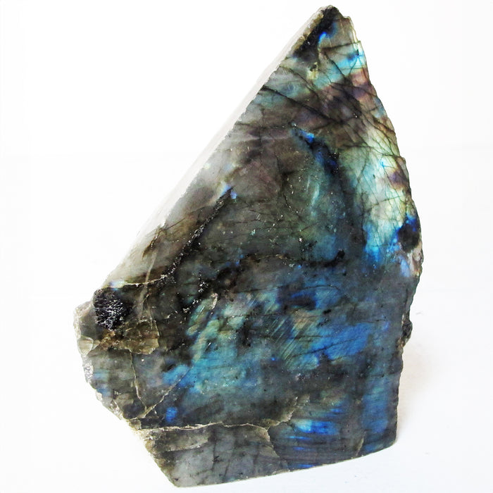 Labradorite Cut Base Front Polished