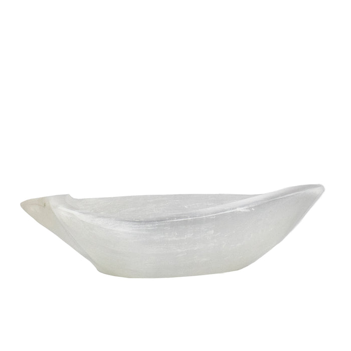 Artisan Selenite Freeform Bowl, Large