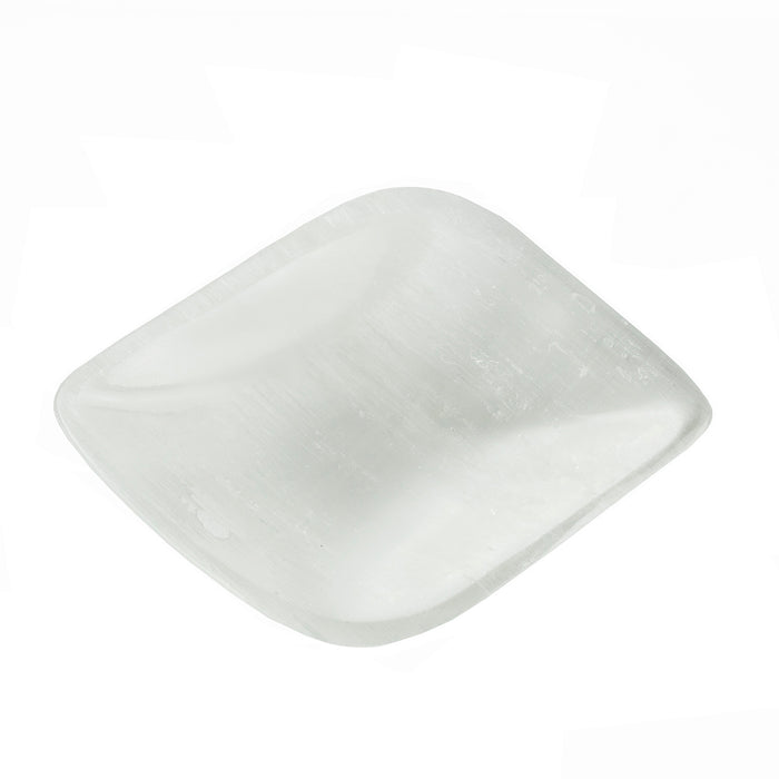 Artisan Selenite Freeform Bowl, Large