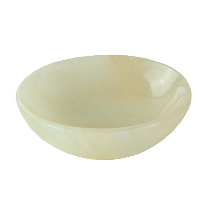 Artisan Selenite Round Bowl, Medium