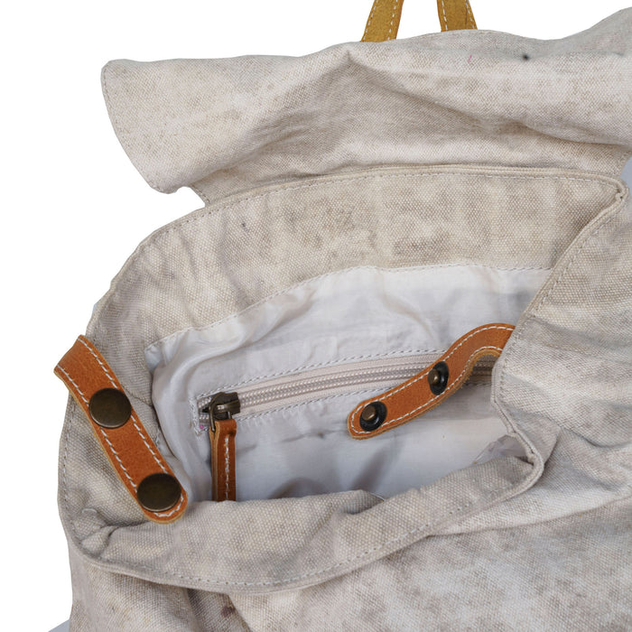 Upcycled Tent Tarp Study Bag