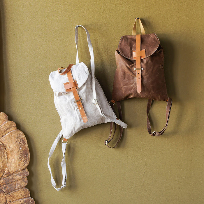 Waxed Canvas Study Bag