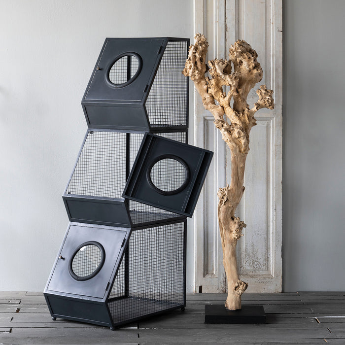 Burly Wood Sculpture Tall