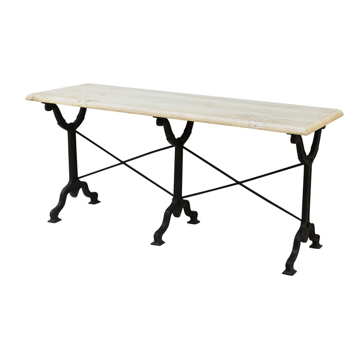 Avignon Bistro Table with Oak, Long