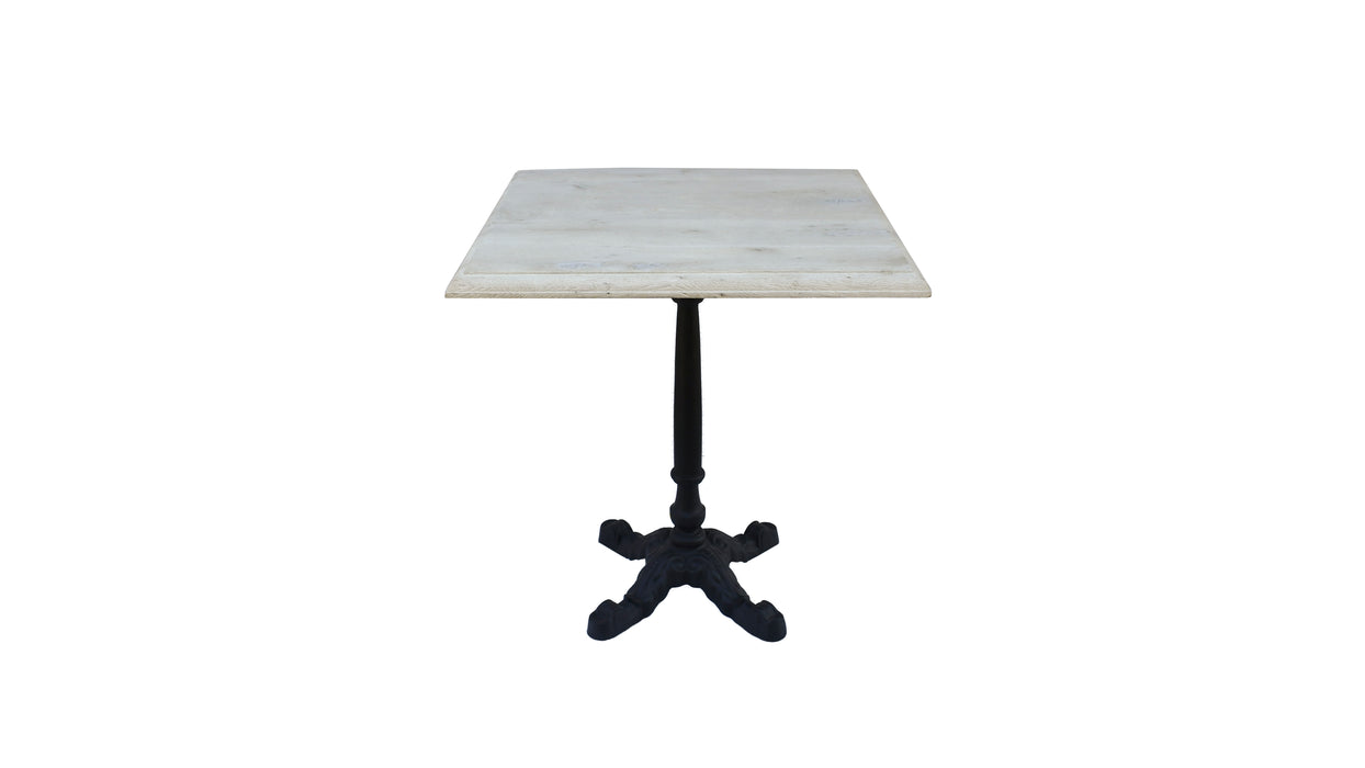 Avignon Bistro Table with Oak, Square