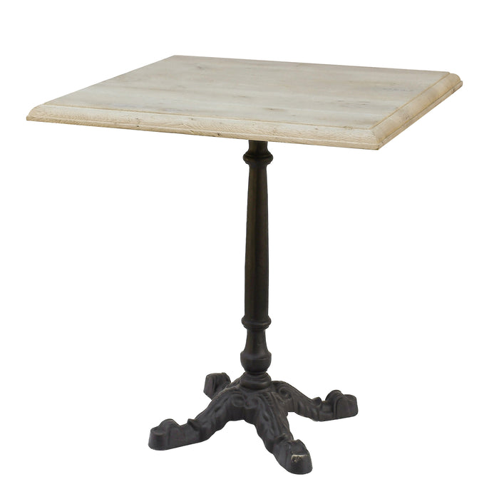 Avignon Bistro Table with Oak, Square