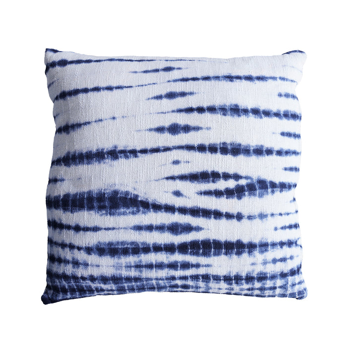 Tesuji Shibori Style Slub Cotton Pillow