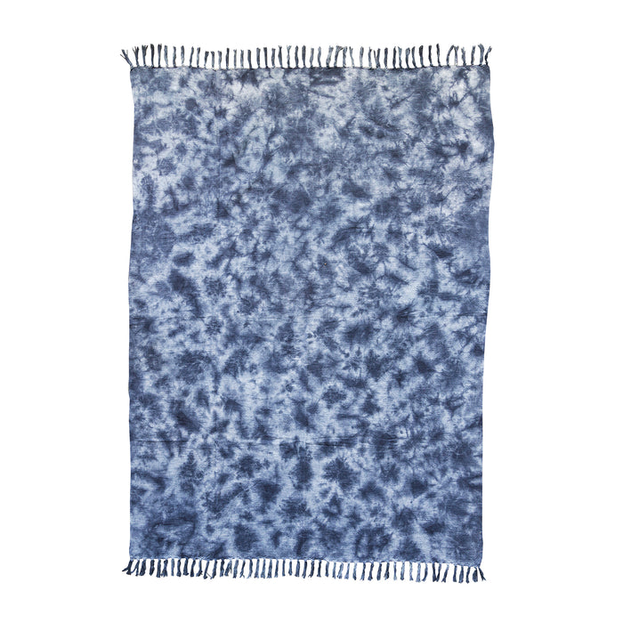 Kumo Shibori Style Slub Cotton Throw