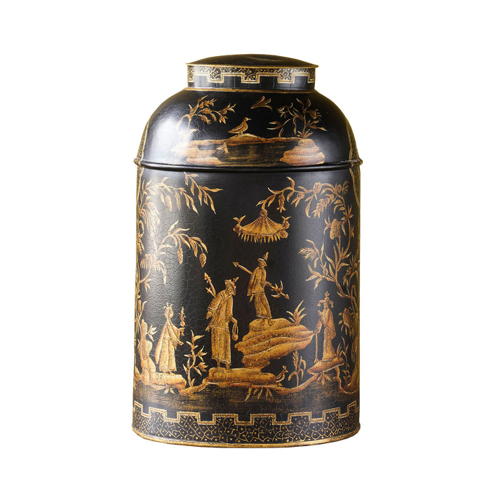 Hand Painted Tea Cannisters, Set 4