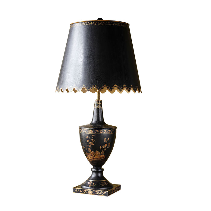 Hand Painted Toile Lamp