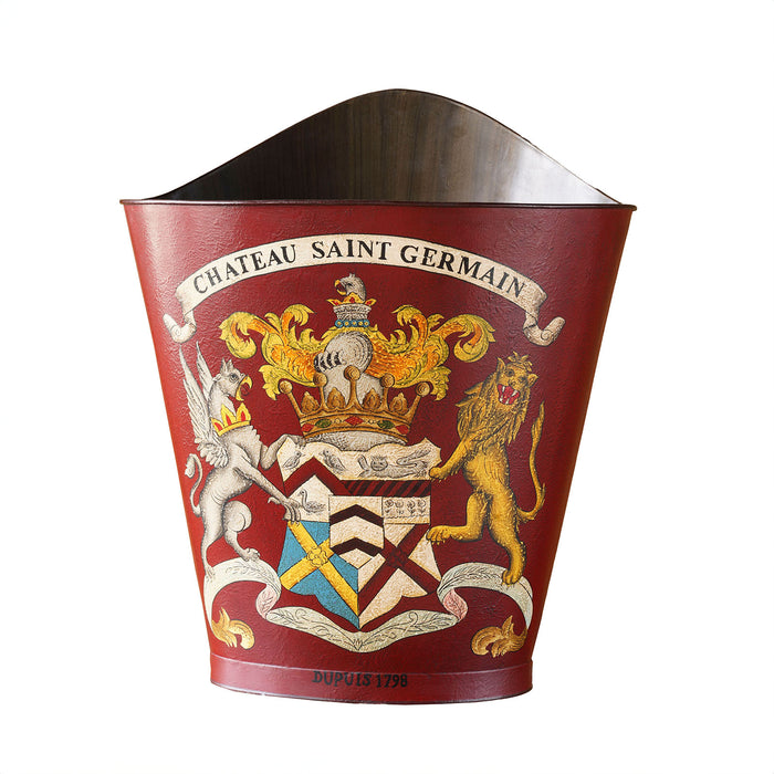 Hand Painted Metal Grape Picking Baskets, Set 2