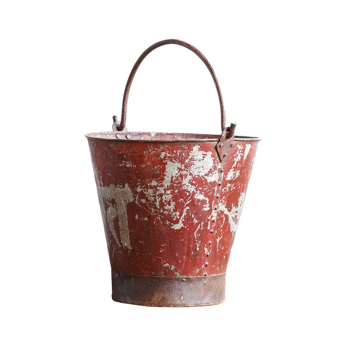 Vintage Metal Fire Bucket