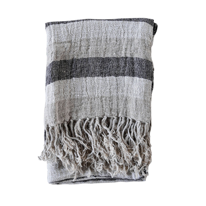 Aubange Handwoven 100% Linen Throw
