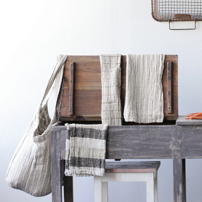 Charleroi Handwoven 100% Linen Hand Towel
