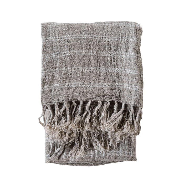 Hasselt Handwoven 100% Linen Throw