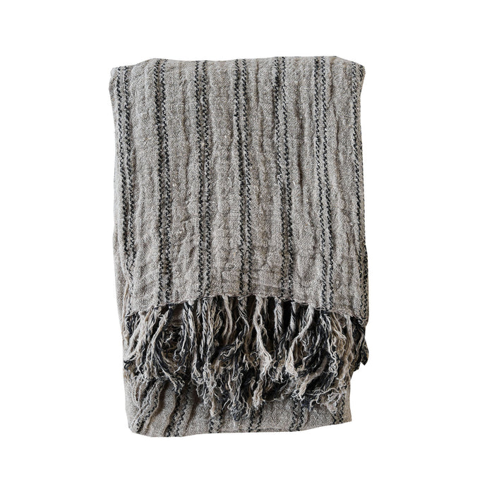 Tongeren Handwoven 100% Linen Throw