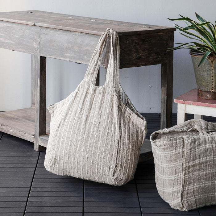 Verviers Handwoven 100% Linen Market Bag