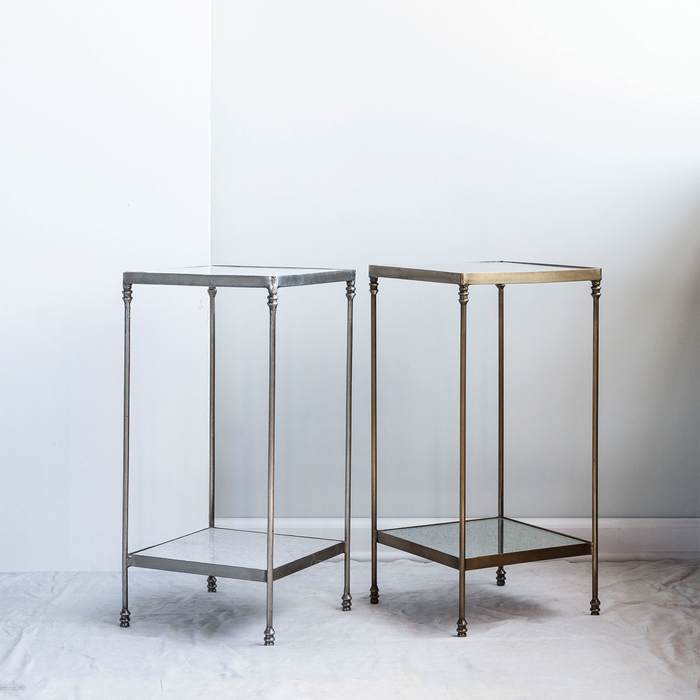 Luxe Side Table with Marble