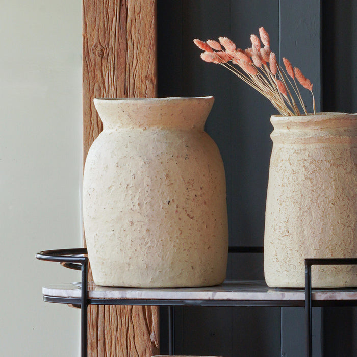 Paper Mache Vase, Medium