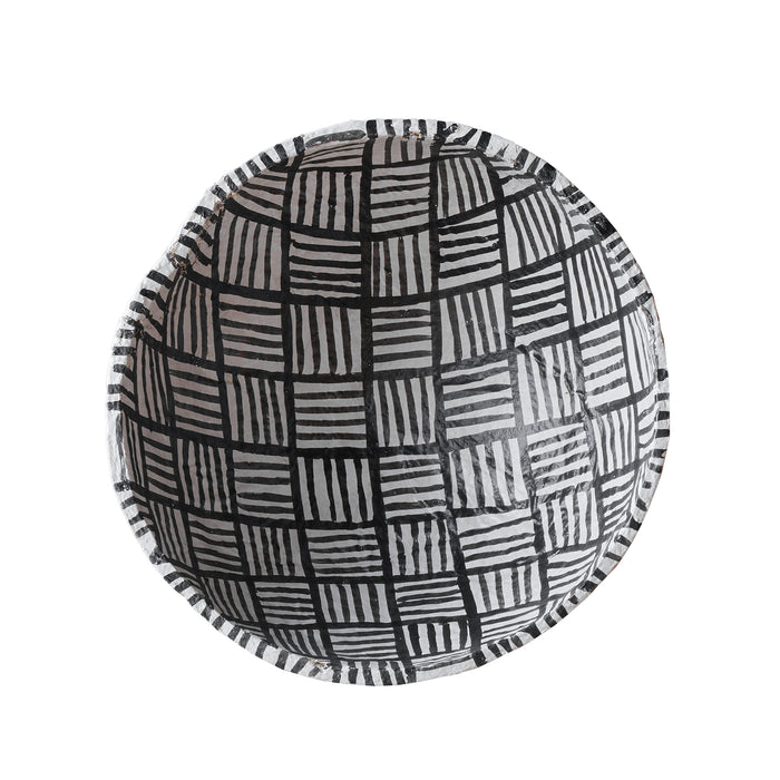 Hand Painted Paper Mache Bowl, Set/2