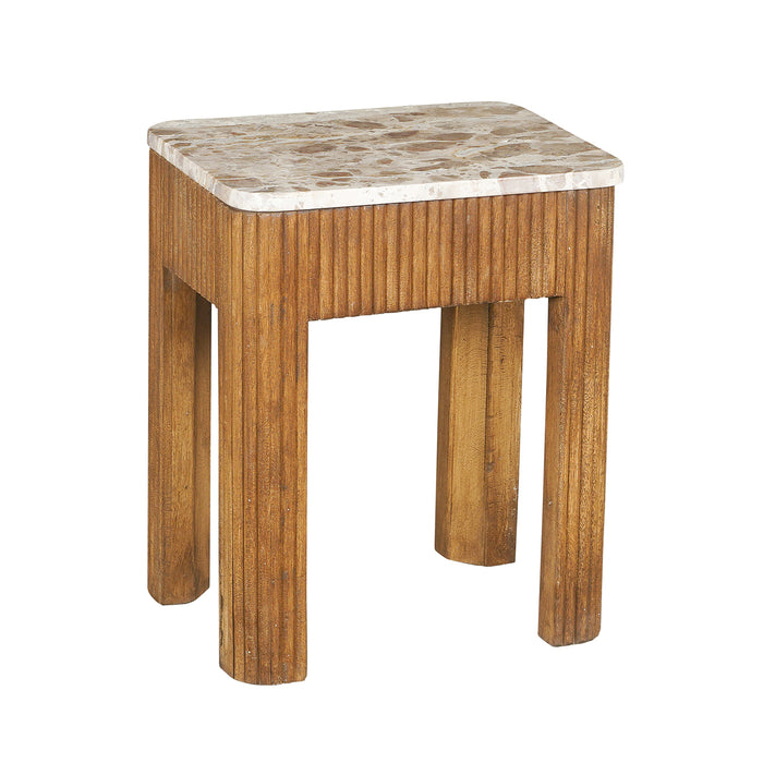 Tambour Side Table
