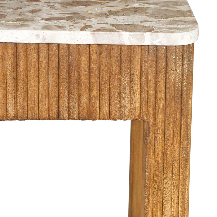 Tambour Side Table