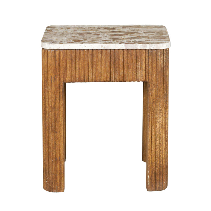Tambour Side Table