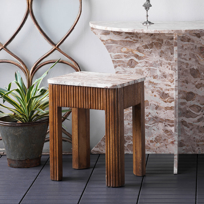 Tambour Side Table